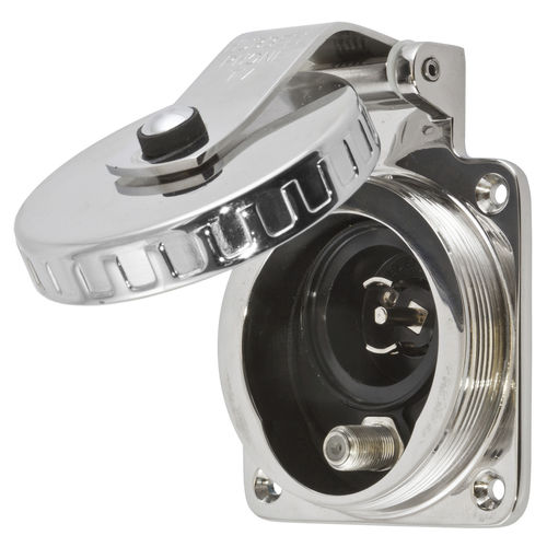 Prise étanche pour ponton - HBLPHTVSS - Hubbell Marine Electrical Products - femelle