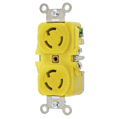 Prise électrique pour ponton - HBL47CM00 - Hubbell Marine Electrical Products - femelle