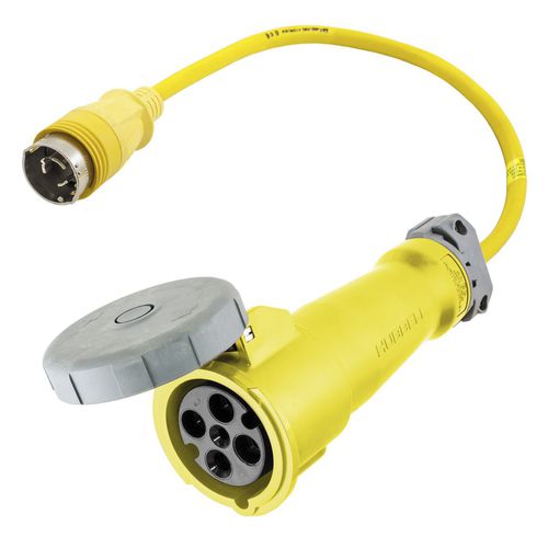 Câble adaptateur - HBL61CM100 - Hubbell Marine Electrical Products - pour bateau / pour ponton