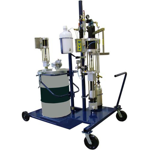 Machine de projection colle - UltraMax Barrier Coat - Magnum Venus Products - mobile / pour chantier naval