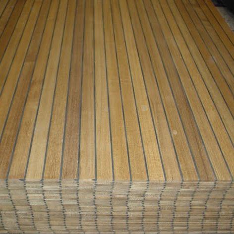 Panneau pour revêtement de pont - ST - World Panel Products Inc - en teck / en contreplaqué / stratifié
