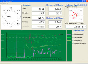 Logiciel de météo - StatMETEO - LCJ Capteurs - pour bateau