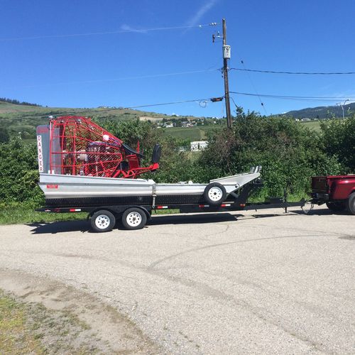 Hydroglisseur à usage personnel - 18 x 8 - Canadian Airboats - de recherche et sauvetage