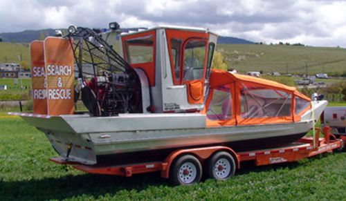 Hydroglisseur commercial - 19.5X8.5 ENCLOSED - Canadian Airboats - de recherche et sauvetage