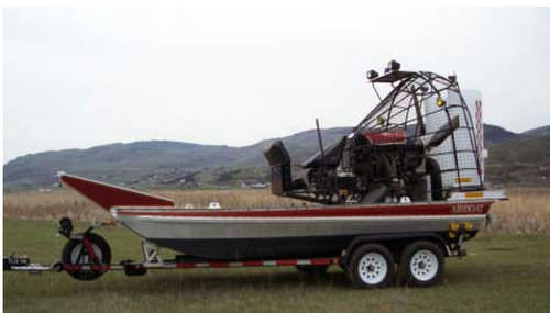 Hydroglisseur à usage personnel - 17X8 WORK AMPHIBIOUS - Canadian Airboats