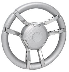 Volant en bois pour bateau à moteur - GWSSSFL - Livorsi Marine - enduit polyuréthane / design