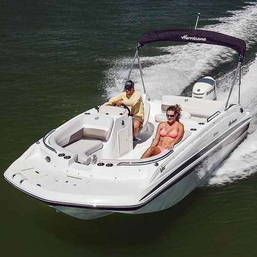 Deck-boat hors-bord - SS 188 OB - Hurricane - de wakeboard / max. 10 personnes / bain de soleil