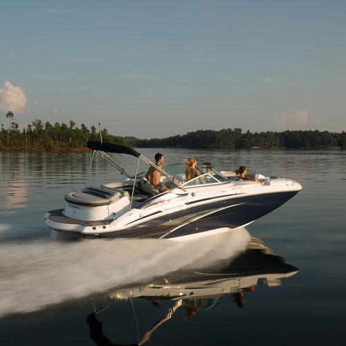 Deck-boat in-bord - SD 2400 I/O - Hurricane - à double console / de wakeboard / de ski nautique