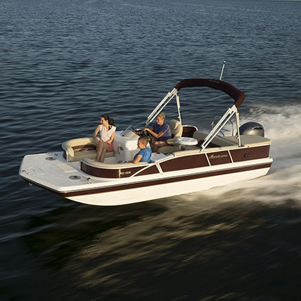 Bateau ponton hors-bord - FD 198 OB - Hurricane - de pêche sportive / max. 9 personnes
