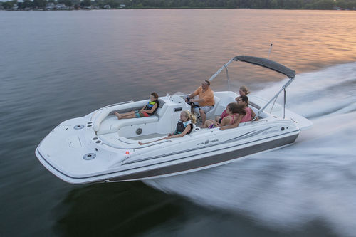 Deck-boat in-bord - SS 201 I/0 - Hurricane - de wakeboard / de ski nautique / max. 12 personnes