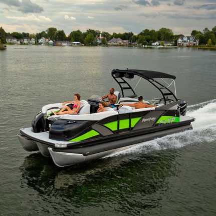 Bateau ponton hors-bord - AP 250 XP - Aqua Patio - max. 16 personnes