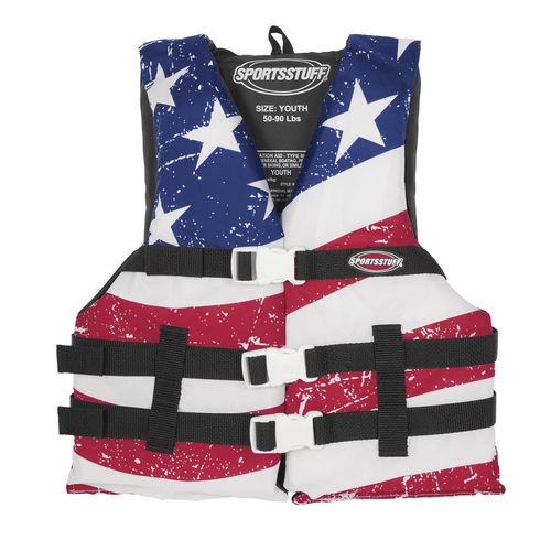 Gilet d'aide à la flottabilité pour sports nautiques - STARS & STRIPES - Sportsstuff - unisexe / pour enfant / mousse