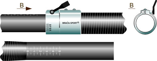 Pagaie pour kayak - KID - Braca-sport - d'eau calme / asymétrique / double