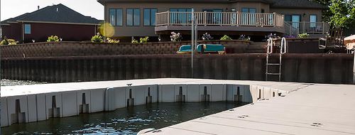 Ponton flottant - UPK201 series - CONNECT-A-DOCK - modulable / d'amarrage / pour marina