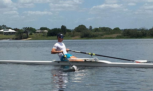 Bateau d'aviron de course - INITIATOR - Sykes - skiff