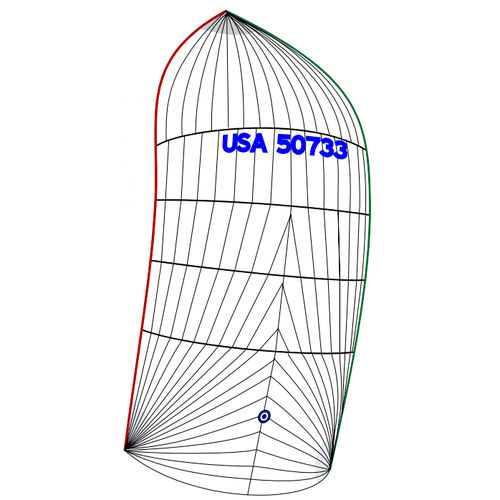 Spinnaker asymétrique - Vector - Neilpryde Sails - pour voilier de course-croisière