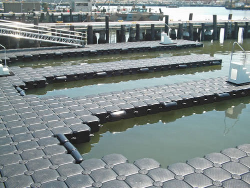 Ponton modulable - Jet dock - flottant / d'amarrage / pour marina