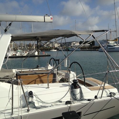Bimini top pour voilier - NVequipment - pour cockpit / structure en acier inoxydable