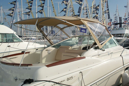 Capote de roof pour bateau - Horizon Sprayhood - NVequipment - pour cockpit / structure en aluminium / transparente