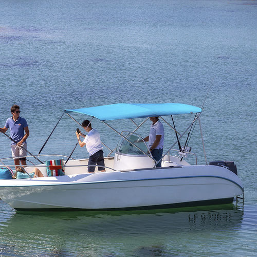 Bimini top pour bateau - NVequipment - pour cockpit / structure en acier inoxydable