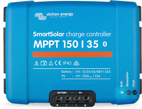 Contrôleur de charge pour batterie - MPPT 150/35 - Victron Energy - pour panneau solaire / de bateau