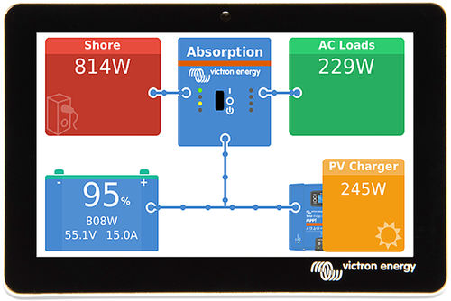 Afficheur pour bateau - GX Touch series - Victron Energy - de supervision / tactile