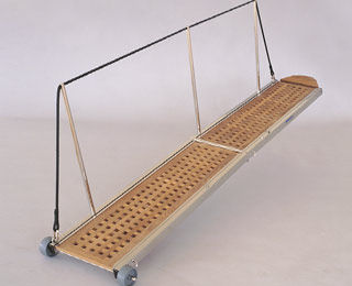 Passerelle pour bateau - Cooney Marine - pliante / manuelle / en teck