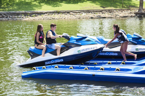 Ponton flottant - HP EXTREME™ - HydroHoist - pour amarrage à sec de jet-ski / pour marina / en plastique