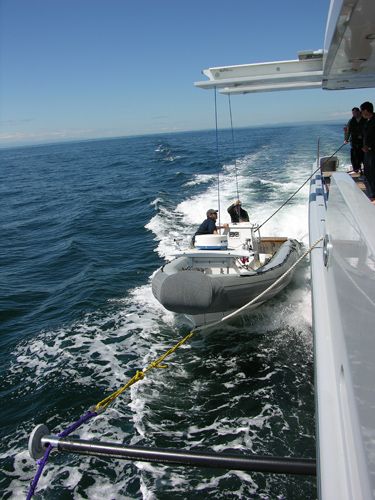 Bossoir pour yacht - SL-DEX - Nautical Structures - hydraulique / télescopique / de plafond