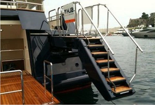 Escalier pour yacht - Nautical Structures