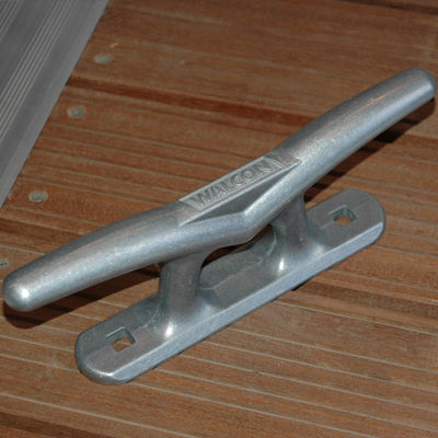 Taquet d'amarrage pour ponton - MH4 - Walcon Marine - plat / en aluminium