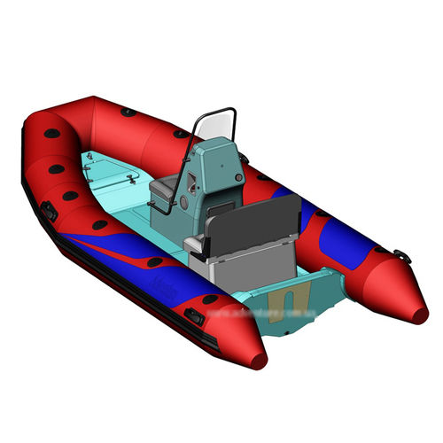 Bateau pneumatique hors-bord - Vesta V-345 - Adventure Inflatable boats - semi-rigide / open / à console jockey