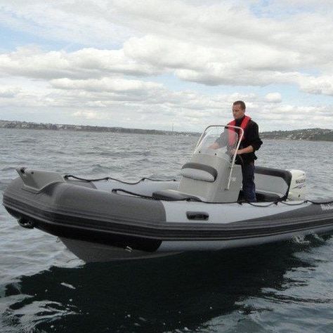 Bateau pneumatique hors-bord - Vesta V-500 - Adventure Inflatable boats - semi-rigide / open / à console latérale