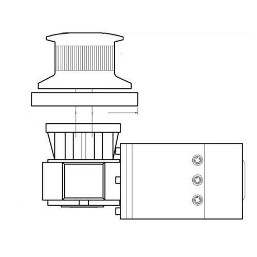 Cabestan pour bateau - C series - Anchorlift - électrique / base en inox