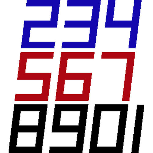 Lettre et chiffre d'immatriculation - SC series - Bainbridge international
