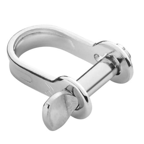 Manille pour voilier droite - 18 series - Blue wave rigging hardware - à axe imperdable / découpée / en inox