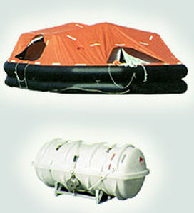 Radeau de survie pour navire - L1300AB - Canepa & Campi - SOLAS / à déploiement par bossoir / gonflable