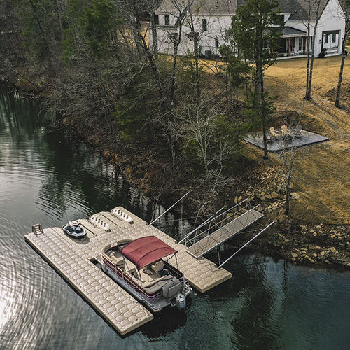 Ponton flottant - Residential - CANDOCK - modulable / d'amarrage / pour résidence privée