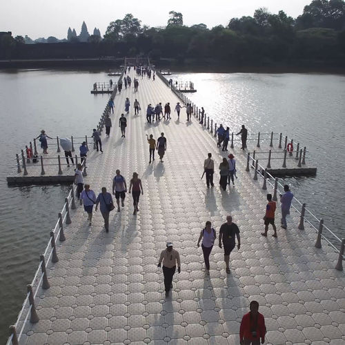 Pont flottant - Bridge - CANDOCK - pour piétons