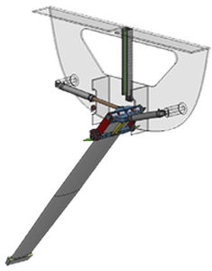 Système hydraulique pour quille pendulaire - Cariboni - de voilier / sur mesure