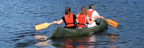 Canoë canadien - YOHO 470 PE - Gatz Kanus - 3 places / pour adulte / rouge