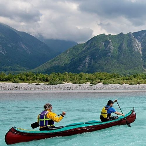 Canoë canadien - OHIO - Gatz Kanus - 4 places / pour adulte / rouge