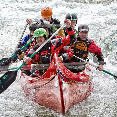 Canoë de loisir - ONTARIO - Gatz Kanus - 7 places / pour adulte / rouge