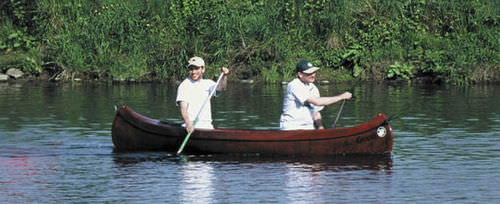 Canoë canadien - CANOKI 400 - Gatz Kanus - 2 places / rouge / vert
