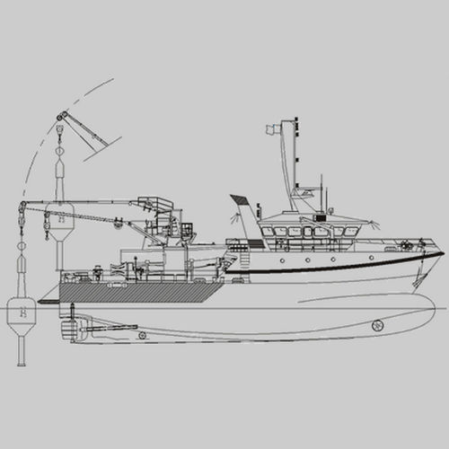 Navire polyvalent baliseur - BUOY TENDER 32 - Raidco Marine - côtier