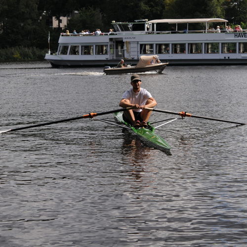 Bateau d'aviron de course - Training 1x - Baumgarten Bootsbau - de loisir / skiff / sans barreur