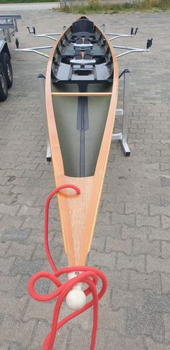 Bateau d'aviron de randonnée - C2x+ - Baumgarten Bootsbau - de loisir / deux de couple / avec barreur