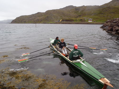 Bateau d'aviron de randonnée - E2x+ - Baumgarten Bootsbau - de loisir / deux de couple / avec barreur