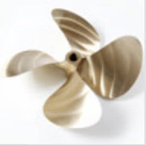 Hélice pour yacht - HYPERFORM - Clements Engineering Ltd - à pas fixe / arbre d'hélice / 4 pales