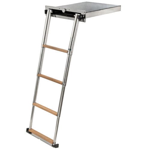 Échelle pour bateau - 1002-004L - DOUGLAS MARINE - escamotable / télescopique / de baignade